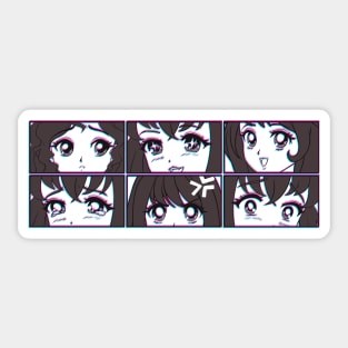 Anime Faces Sticker